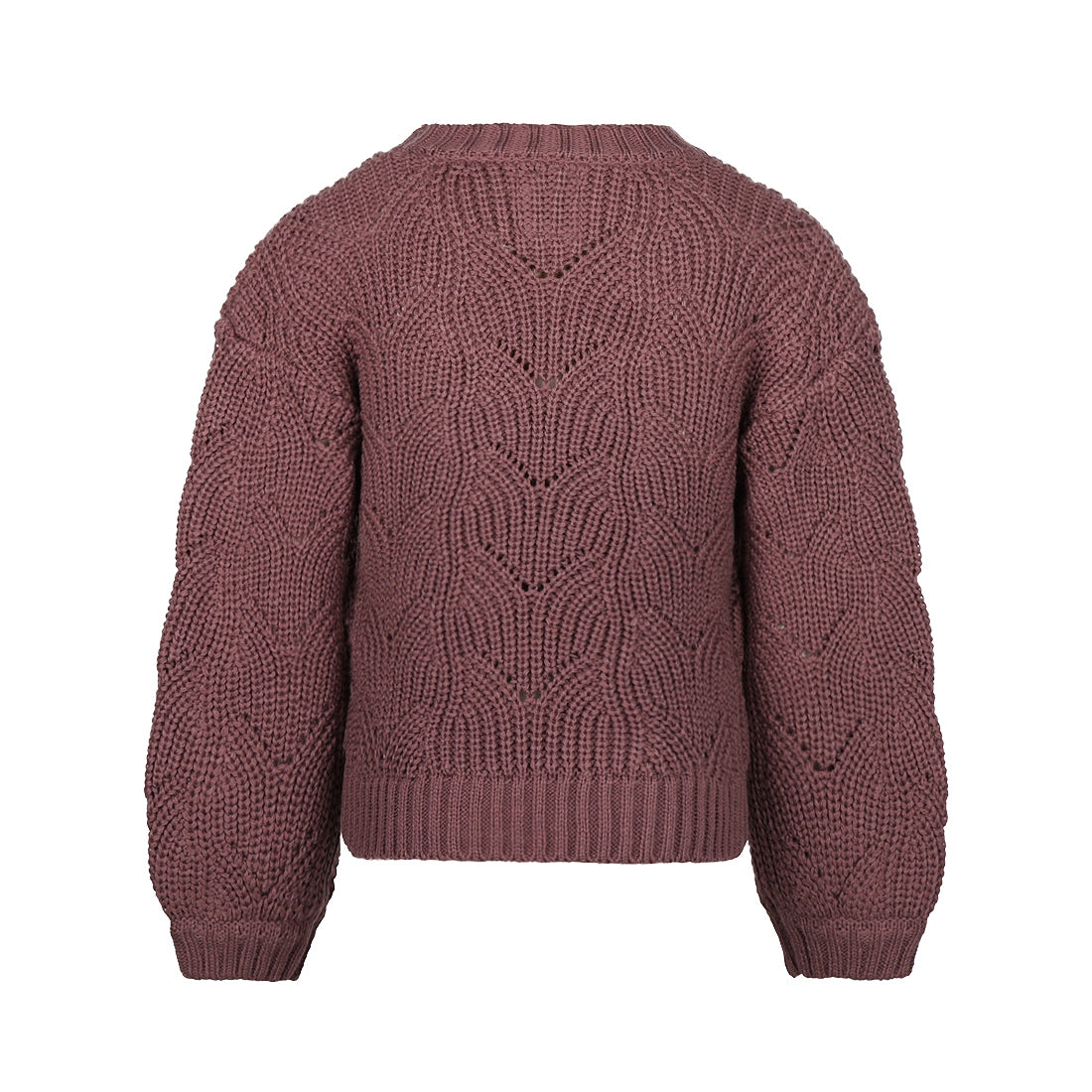 Meisjes Sweater dropped shoulder van Koko Noko in de kleur Purple in maat 128.