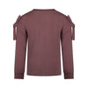 Meisjes Sweater dropped shoulder van Koko Noko in de kleur Purple in maat 128.