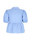 Meisjes Tiggs Sttiped Blouse puff sleeve van Girls Teens in de kleur Azure Blue in maat 170-176.