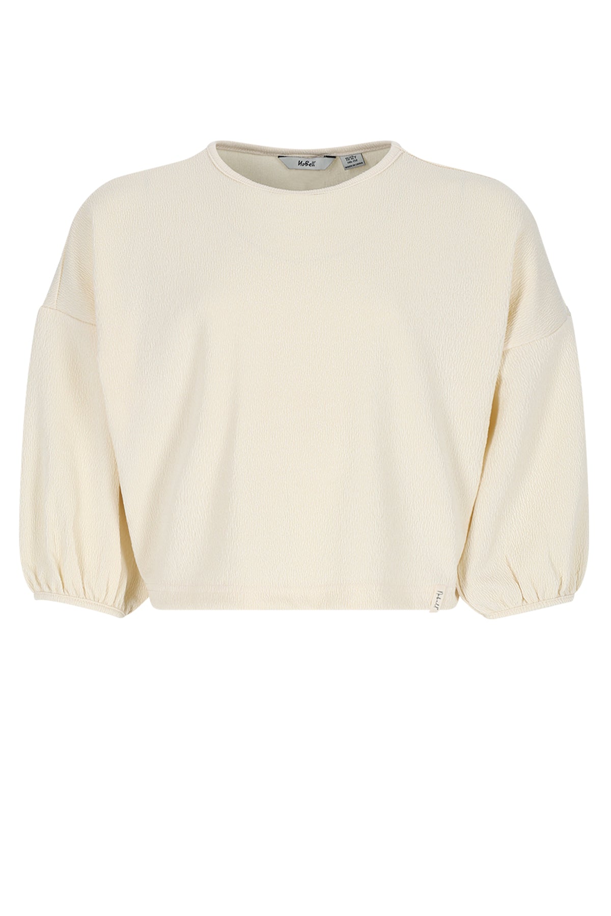 Meisjes Kess Oversized Cropped Top van Girls Teens in de kleur Pearled Ivory in maat 170-176.