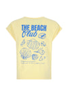 Meisjes Kasis Top with big back print van Girls Teens in de kleur Lemoncurd Yellow in maat 170-176.