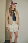 Meisjes Naia Lace Skirt van Girls Teens in de kleur Pearled Ivory in maat 170-176.