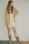 Meisjes Naia Lace Skirt van Girls Teens in de kleur Pearled Ivory in maat 170-176.