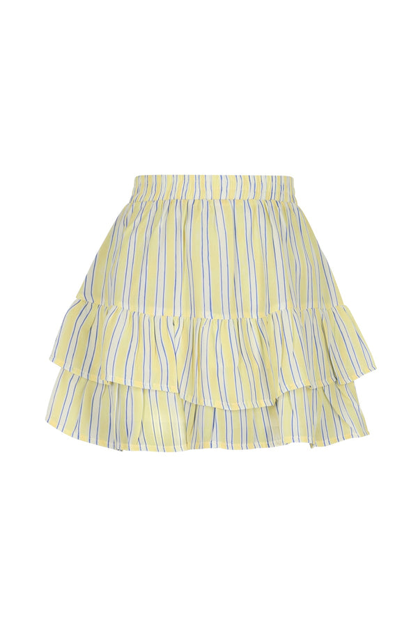 Meisjes Naia Skirt van Girls Teens in de kleur Lemoncurd Yellow in maat 170-176.