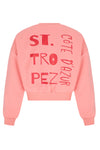 NoBell Kex Cropped Sweater with Puff backprint