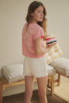 NoBell Silas Crochet Knitted Short