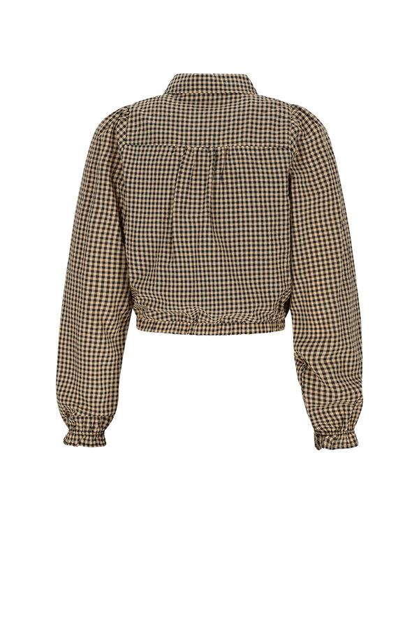 NoBell Tikky Pepita Check Blouse