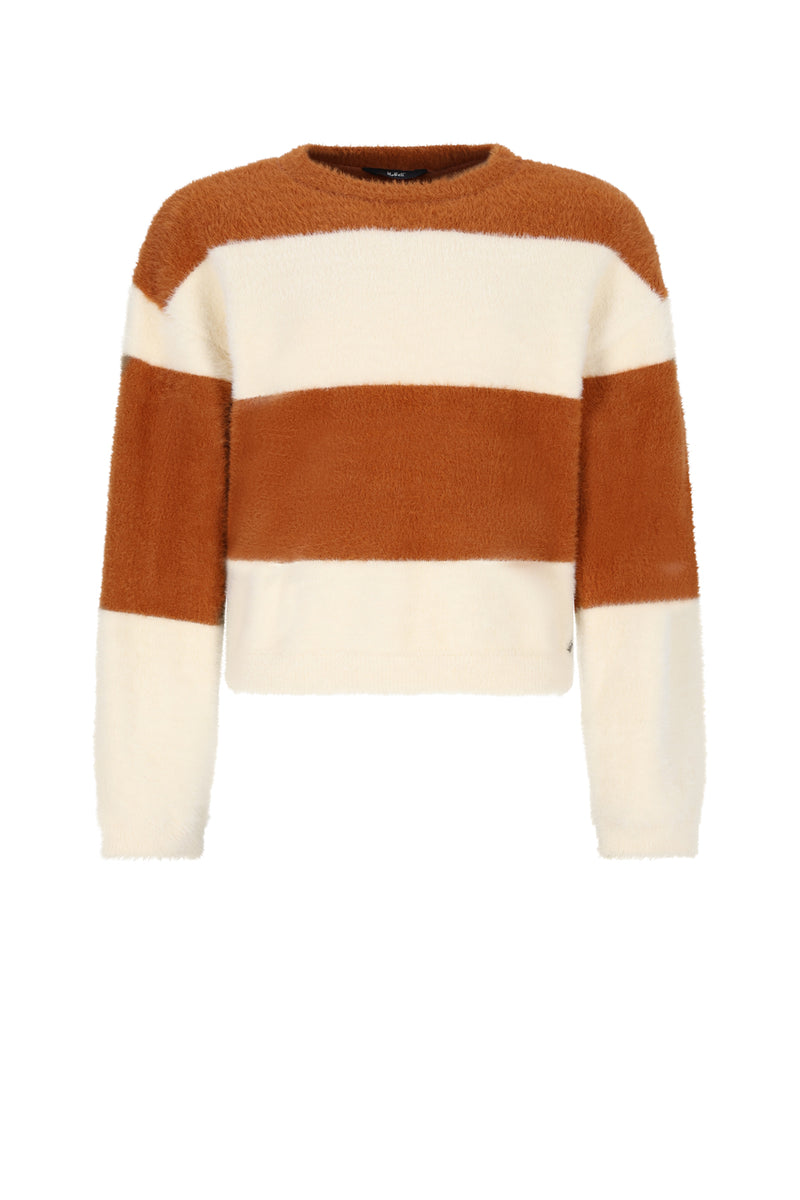NoBell Kate Colorblock Soft Knitted Sweater