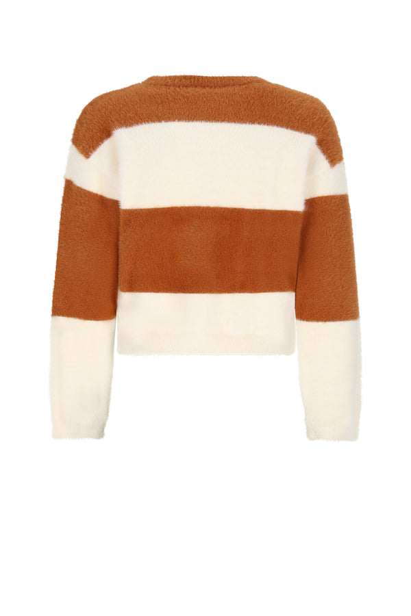 NoBell Kate Colorblock Soft Knitted Sweater
