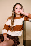NoBell Kate Colorblock Soft Knitted Sweater