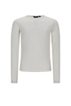 Meisjes Kaya Mesh Top van NoBell in de kleur Pearled Ivory in maat 170-176.