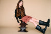 Meisjes Kid Oversized Heavy Jersey top van NoBell in de kleur Jet Black in maat 170-176.