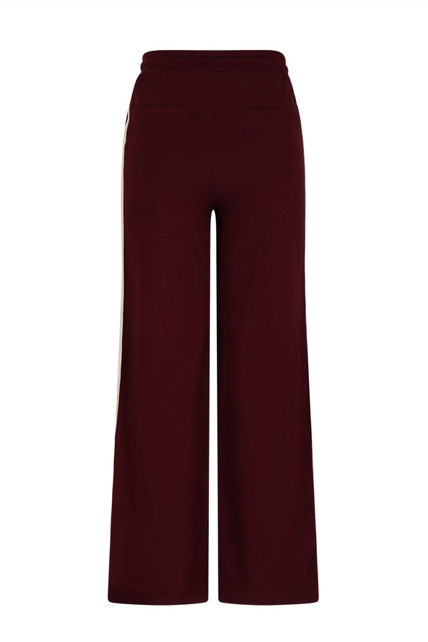 NoBell Sylvie Travellers Interlock Pants Wide Leg with contrast sideseam