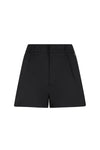 Meisjes Suki Twill Short with pleats van NoBell in de kleur Jet Black in maat 170-176.