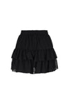 Meisjes Naia Mesh Skirt van NoBell in de kleur Jet Black in maat 170-176.