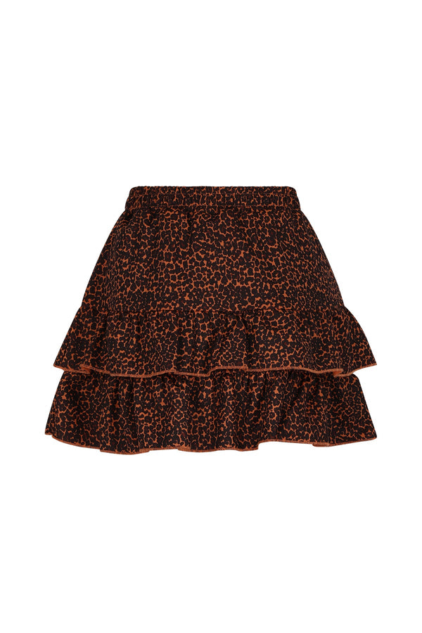NoBell Naia Leopard Printed Skirt