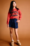 NoBell Kim Fluffy Sweater Archive Studio Print
