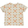 Jongens SHIRT GAEL van Quapi Newborn in de kleur AOP Sand Graphic in maat 74.