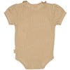 Meisjes SHIRT GERDIE van Quapi Newborn in de kleur Sand in maat 74.