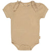 Meisjes SHIRT GERDIE van Quapi Newborn in de kleur Sand in maat 74.