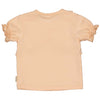 Meisjes SHIRT GERSJE van Quapi Newborn in de kleur Peach in maat 74.