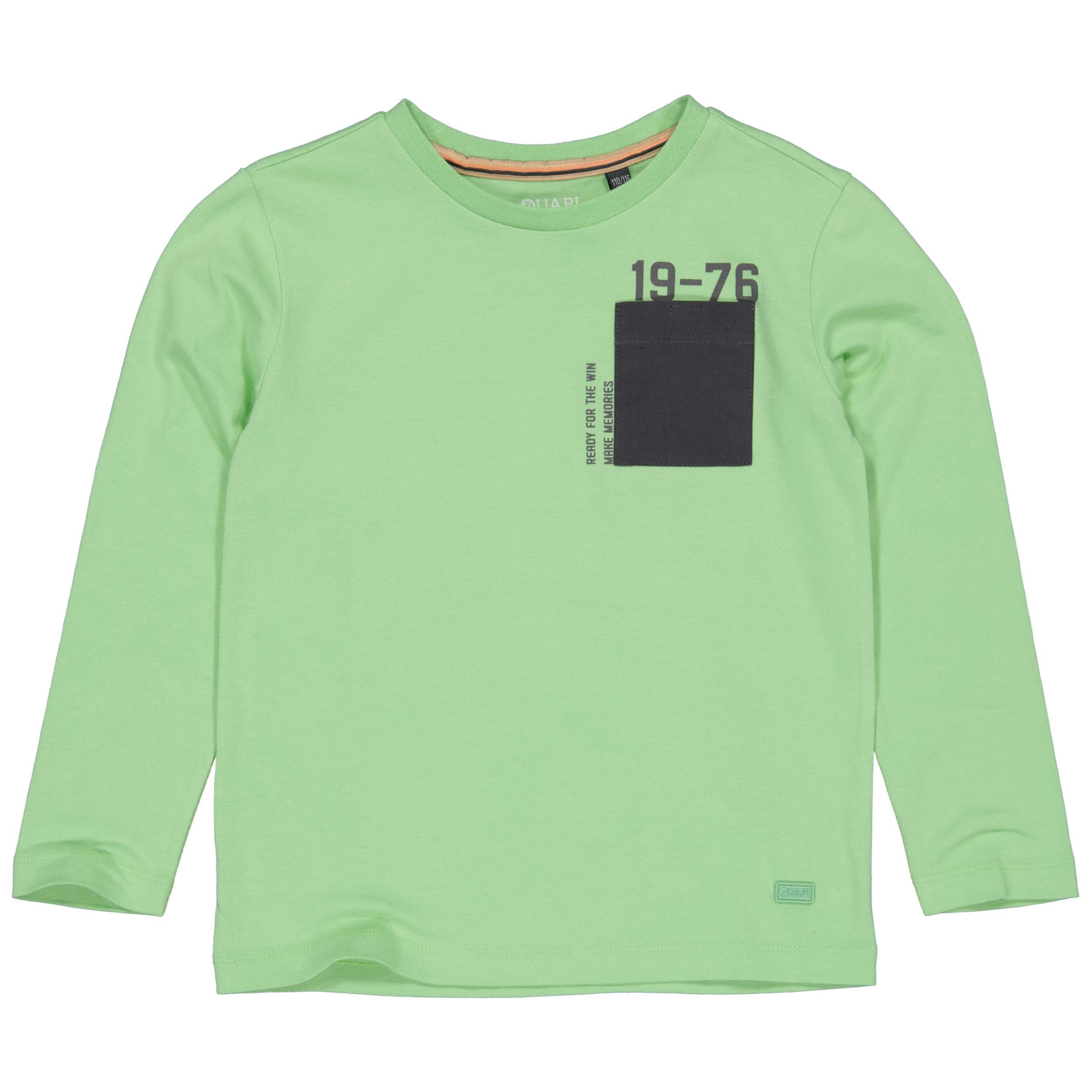 Jongens Sweater AARTQW231 van Quapi in de kleur Green Sport in maat 134-140.