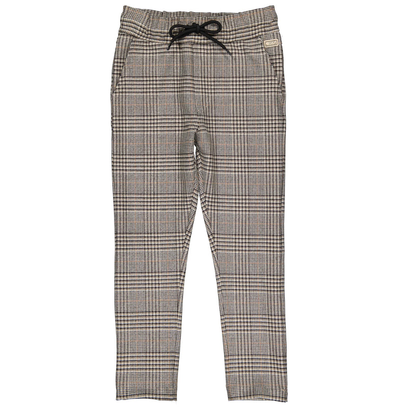 Jongens Pants AKRASQW231 van Quapi in de kleur Multi Colour Check in maat 134-140.