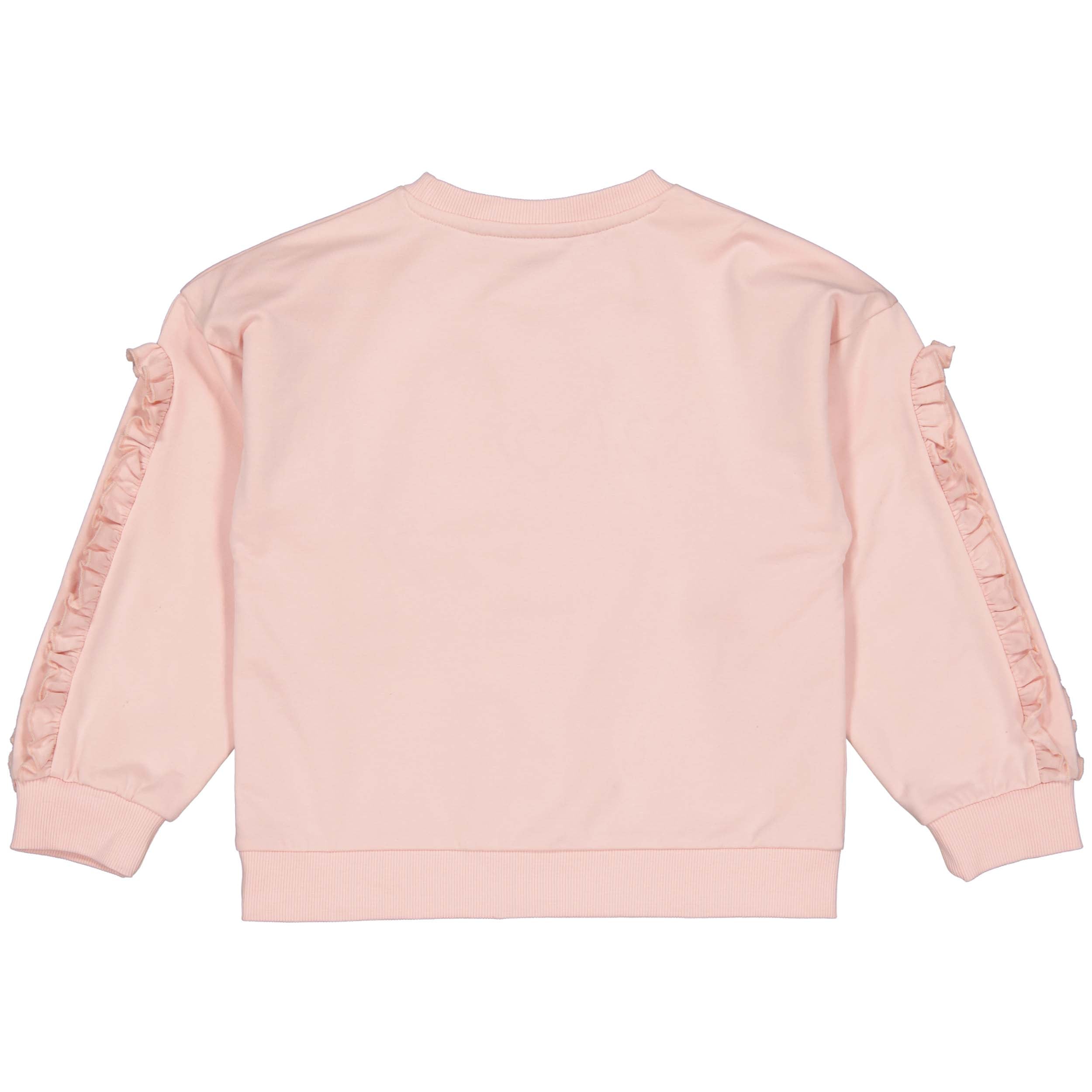 Meisjes Sweater ALUNAQW231 van Quapi in de kleur Pink Light in maat 134-140.