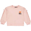 Meisjes Sweater ALUNAQW231 van Quapi in de kleur Pink Light in maat 134-140.