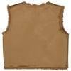 Meisjes Gilet ANDRIENQW231 van Quapi in de kleur Brown Almond in maat 134-140.
