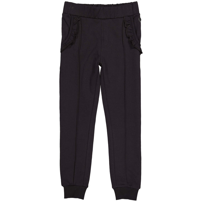 Meisjes Sweatpants ANIEKQW231 van Quapi in de kleur Black in maat 134-140.