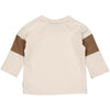 Jongens Longsleeve CARLOQNBW23 van Quapi Newborn in de kleur Creme in maat 68.