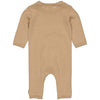 Meisjes Playsuit CASEYQNBW23 van Quapi Newborn in de kleur Camel Soft in maat 68.