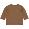 Meisjes Longsleeve CATOQNBW23 van Quapi Newborn in de kleur Brown Soft in maat 68.