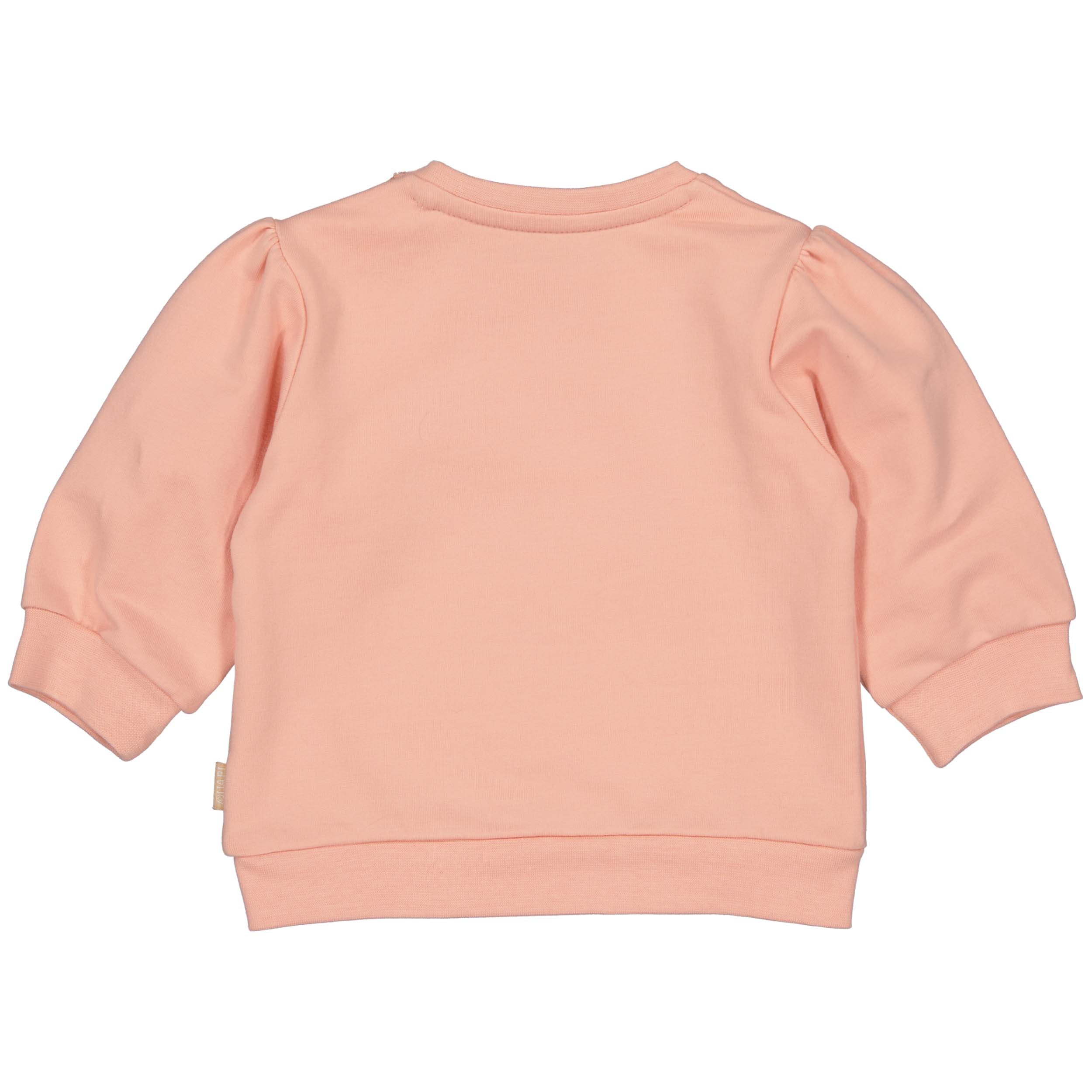 Meisjes Sweater CELIZEQNBW23 van Quapi Newborn in de kleur Pink Peach in maat 68.