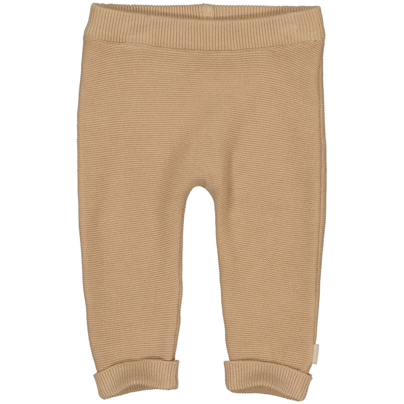 Unisexs Pants CHRISQNBW23 van Quapi Newborn in de kleur Camel Soft in maat 68.