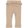 Meisjes Pants CIARAQNBW23 van Quapi Newborn in de kleur Camel Soft in maat 68.