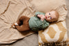 Jongens Pants CLYDEQNBW23 van Quapi Newborn in de kleur Brown Soft in maat 68.