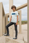 Jongens T-shirt ss van No Way Monday in de kleur Bright blue in maat 164.