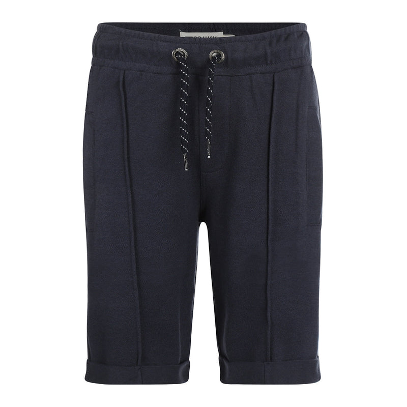 Jongens Jogging shorts van No Way Monday in de kleur Navy in maat 164.