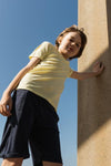 Jongens Jogging shorts van No Way Monday in de kleur Navy in maat 164.