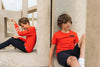 Jongens Jogging shorts van No Way Monday in de kleur Black in maat 164.