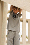 Jongens Jogging shorts van No Way Monday in de kleur Faded green in maat 164.