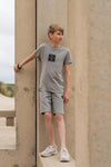 Jongens T-shirt ss van No Way Monday in de kleur Faded green in maat 164.