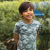 Jongens T-shirt ss van Koko Noko in de kleur Dusty green in maat 128.