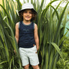 Jongens Jogging shorts 2-pack van Koko Noko in de kleur Dusty green in maat 128.