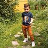 Jongens T-shirt ss van Koko Noko in de kleur Navy in maat 128.