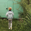 Jongens Jacket water repellent van Koko Noko in de kleur Dusty green in maat 128.