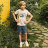 Jongens Jogging shorts van Koko Noko in de kleur Blue in maat 128.