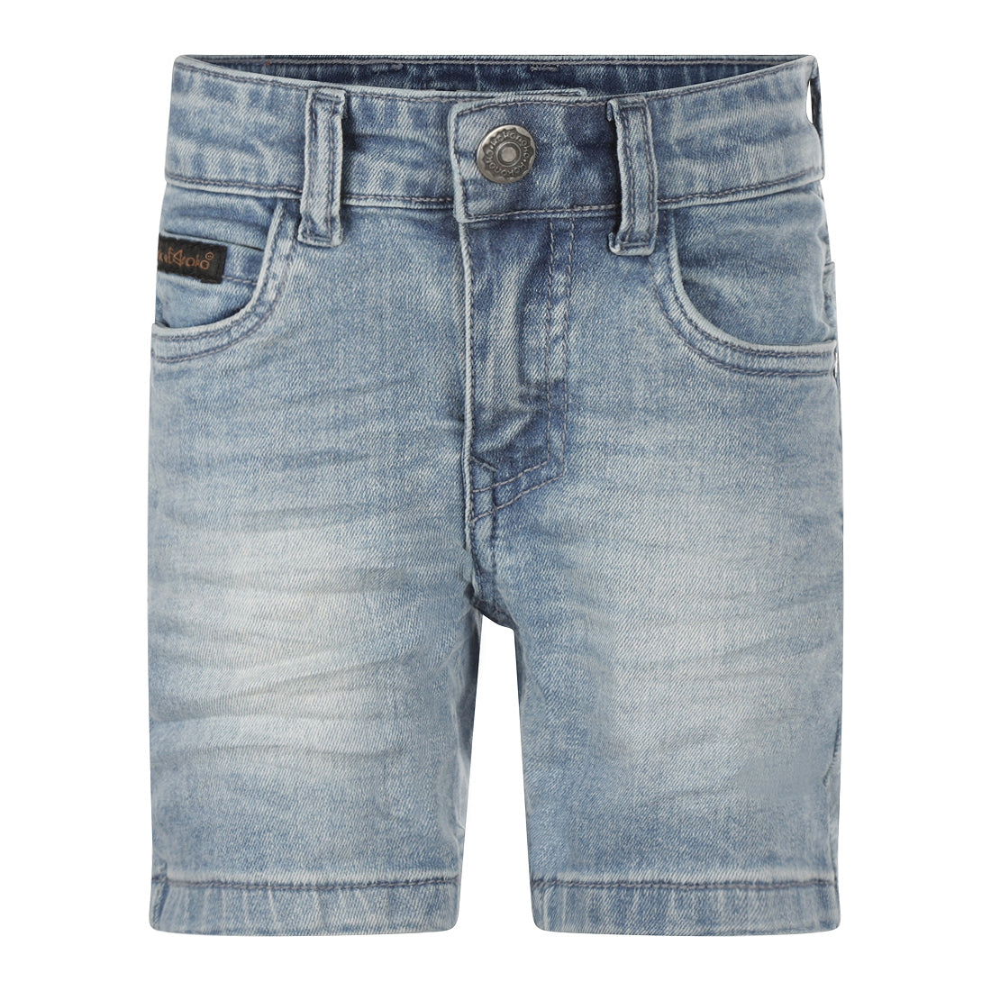 Jongens Jeans shorts van Koko Noko in de kleur Blue jeans in maat 128.